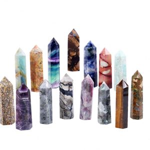Tour de cristal de préhnite rutile de haute qualité, pierre précieuse de guérison, décoration pour la maison, vente chaude - Product Image 4