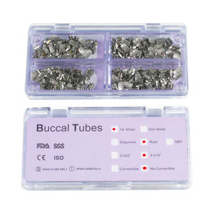 Diş Ortodonti Braketi 1. Molar Diş Roth Tipi Yapıştırılabilir Ortodontik Dönüştürülemez Bukkal Tüp Molar Tüp Ağız Bakım Ürünleri - Product Image 1