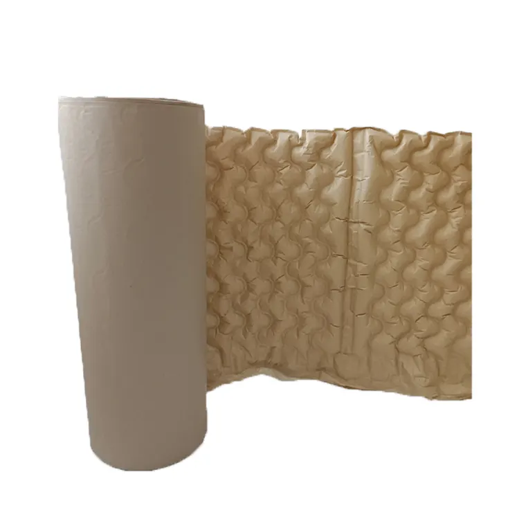 Void Fill Packaging Material Factory Price Imported Buffer Foam Package Cushioning Kraft Paper Wrap Rolls For Transportation