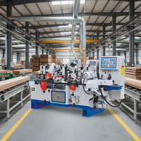 Machine à raboter et à dégauchir le bois industrielle automatique haute précision pour le travail du bois et le revêtement de sol, avec fonction de profilage 4 faces