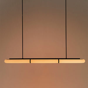 Lampadario in acrilico per ristorante nordico moderno unico design creativo caffè decorazioni lunghe lineari in acrilico - Product Image 1