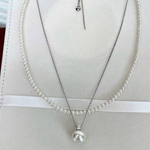Ensemble de collier en argent 925 authentique avec perle d'eau douce naturelle, avec boîte cadeau, nouveau et populaire pour la collection Xiaomi - Product Image 4