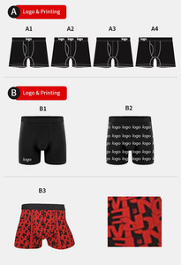 Calzoncillos Boxer Transpirables <span class=keywords><strong>de</strong></span> Secado Rápido para Hombre, Calzoncillos Deportivos con Estampado Personalizado, Ropa Interior Corta para Hombre, Calzoncillos Boxer Largos con Estampado Gráfico - Product Image 2