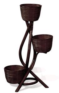 Maceta de ratán estilizado para plantas, estante y maceta, muebles para el hogar, macetas y jardineras de jardín de ratán natural - Product Image 2