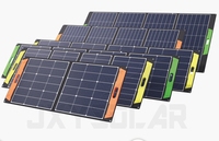 ATEM POWER 120W 200W 300W 12V 18V Mono Outdoor Camping Portable Folding Solar Panel Blanket Bag Pliable Solar Panel