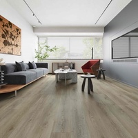 Revêtement de sol vinyle SPC aspect bois design moderne, antidérapant, étanche, écologique, luxe, installation par clic, idéal pour hôpitaux