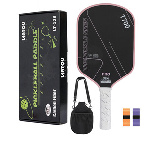 Paleta de Pickleball Leatou T700 de Fibra de Carbono, 13.4 mm, 450 g, Forma Estándar, Aprobada por la USAPA, Equipo de Entrenamiento - Product Image 2