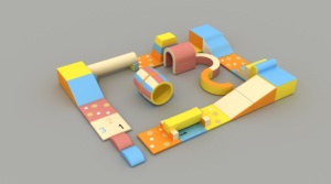 Indoor Slide And Ball <strong>Pit</strong> <strong>Pool</strong> Combo, <strong>Soft</strong> Play Center For Toddlers 1-3 Years, Home Kindergarten Activity Set - Product Image 6