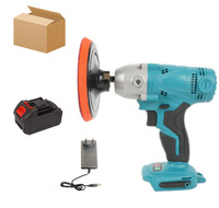Polisseuse de voiture sans fil multifonctionnelle industrielle DIY 21V à batterie lithium rechargeable, fonction cirage, portable 5 pouces