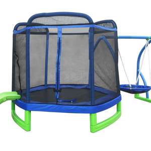 Los niños 7ft <span class=keywords><strong>trampolín</strong></span> <span class=keywords><strong>con</strong></span> safetynet diapositiva - Product Image 1