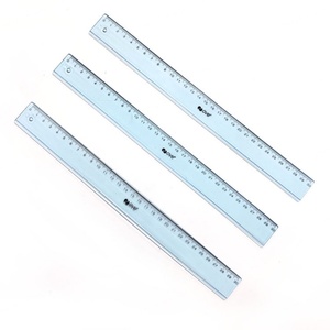 Regla de Plástico Transparente de 30 cm con Centímetros, Accesorio de Dibujo con Logotipo Personalizado - Product Image 1