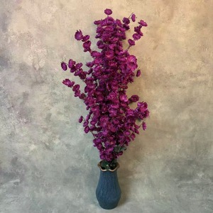 Adorno Decorativo para el Hogar con Nueve Cabezas de Flores Artificiales de Melocotón y Ciruelo MSH para la Sala de Estar - Product Image 3