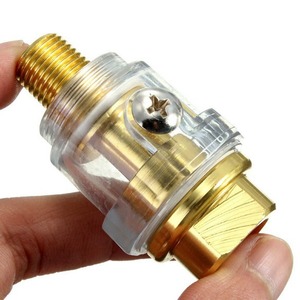 Injecteur d'huile à prix d'usine, raccord fileté mâle NPT de 1/4 pouce, mini-huileur, accessoire d'outil pneumatique en fer - Product Image 2
