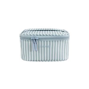 กระเป๋าเครื่องสำอางพกพาขนาดเล็กพร้อมไฟกระจก, กระเป๋าใส่ของใช้ในห้องน้ำสำหรับเดินทาง, กระเป๋าจัดระเบียบเครื่องสำอางแบบซิป น้ำหนักเบา ผลิตจากโพลีเอสเตอร์ เวียดนาม - Product Image 3