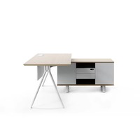Ensemble de mobilier de bureau moderne et contemporain Table d'ordinateur en bois pour PDG Bureau de direction