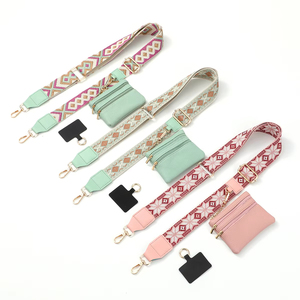 Neck <strong>Strap</strong> Adjustable Cell Phone Chain Long Short <strong>Mobile</strong> Phone Wrist Clip and Wallet <strong>Straps</strong> Crossbody <strong>Bag</strong> <strong>With</strong> Zipper Pouch - Product Image 1