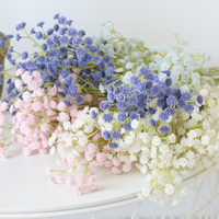 Penjualan Langsung Pabrik Bunga Babybreath Plastik Buatan Warna dan Ukuran Dapat Disesuaikan Panjang 62cm Dekorasi Acara Hari Valentine