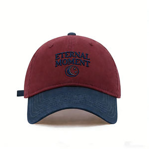 Gorra de Béisbol Bicolor Eternal Moment <span class=keywords><strong>para</strong></span> Hombre y Mujer, con Bordado de Luna y Estrella, Ajustable, Ligera, con Protección UV - Product Image 1