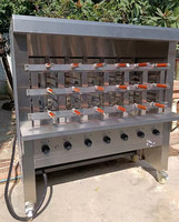 Grand charbon de bois, moyen brésilien, chauffage électrique, Shawarma, Machine à gaz, brésil, Barbecue latin