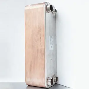 Échangeur de chaleur à plaques brasées en cuivre SS304 SS316L pour piscine, chaudière à gaz, <span class=keywords><strong>chauffe</strong></span>-eau, fabrication OEM directe d'usine - Product Image 1