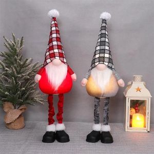 Juego de 2 Muñecos de Gnomo Flexibles con Luz LED Cálida para Decoración Festiva - Product Image 1