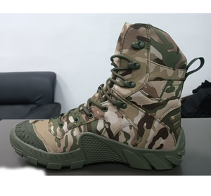 รองเท้าบูท DFA1206ลายพราง CP ตัดสูงรองเท้าบูทยุทธวิธีป่าพรางพรางป่า CP - Product Image 5