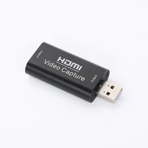 HDMI Ke USB 2.0 Perangkat Penangkap Streaming Langsung Game USB 3.0 Kartu Penangkap Video HDMI untuk Perekaman Kamera Perekam DVD