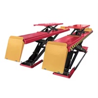 TLT840WA 4 Ton Araç Kaldırma Tekerlek Hizalama Büyük Makaslı Yeraltı Tipi Çift Katmanlı 4000kg Kaldırma Kapasiteli Çift Silindirli Hidrolik Lift