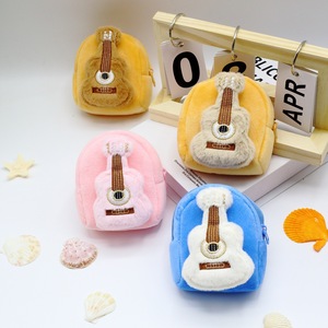 Porte-monnaie créatif en peluche Mini violon étudiant sac à dos carte rouge à lèvres écouteur clé stockage cadeau pour enfants - Product Image 3