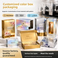 Boîte cadeau en carton magnétique personnalisée pour flacon pulvérisateur de 30 ml, flacon compte-gouttes coloré, produits de soin de la peau, emballage de luxe