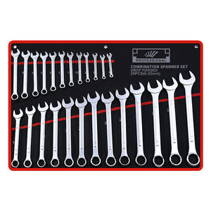 Cờ Lê đặt 25 cái 6-32mm Cố định Đầu cờ lê thiết lập với cờ lê lưu trữ túi số liệu Combo cờ lê kết hợp thiết lập vòng mở kết thúc - Product Image 1