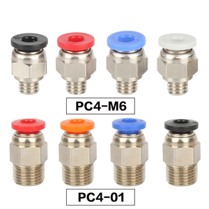 Pour Creality Ender 3Pro/V2 <span class=keywords><strong>Ender5</strong></span> Pro/Plus CR-10 pièces d'imprimante 3D PC4-M6/M10 raccord pneumatique PTFE Tube pousser connecteur rapide - Product Image 6