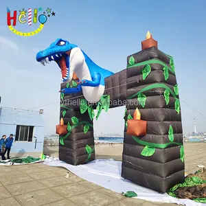 Custom Dinosaur Park Event Entrance Inflatable Dinosaur Arch