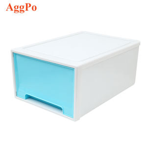 خزانة تخزين بلاستيكية بتصميم جديد, خزانة لتخزين الملابس ، درج بلاستيكي قابل للفصل ، صندوق مرئي - Product Image 2