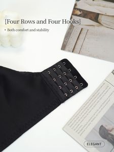 Soutien-gorge élégant à col en V avec bordure en dentelle, dos en U, design amincissant, push-up, respirant, tricoté, empêche le relâchement, soutien-gorge en dentelle - Product Image 3