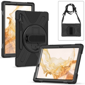 Custodia per tavoletta 2024 resistente agli urti per <span class=keywords><strong>Tablet</strong></span> <span class=keywords><strong>Samsung</strong></span> <span class=keywords><strong>Tab</strong></span> S8 Ultra <span class=keywords><strong>S7</strong></span> <span class=keywords><strong>FE</strong></span> S8 plus Galaxy Cover con linguetta