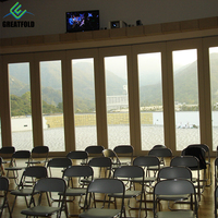 Cloison insonorisée sur mesure Greatfold, cloison coulissante, cloison mobile, cloison en verre insonorisant