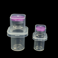 Ampul 3ml Custom 5ml-10ml-20ml *1 Kotak Plastik Transparan untuk Vaksin, Kotak Penyimpanan Bubuk Beku, Wadah Vial untuk Perjalanan, Grosir