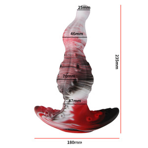Tapón Anal con Forma de Tentáculo, Dildo con Base Curva Segura, Masajeador de Próstata de Silicona, Dilatador, Juguete Sexual para Mujeres y Hombres, Masturbación - Product Image 6