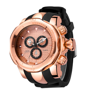 Montre chronographe surdimensionnée pour homme, bracelet en silicone, sport, 3 sous-cadrans, quartz, étanche - Product Image 6