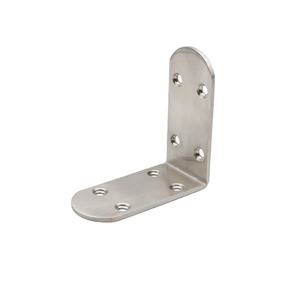 Stainless Steel 90 Derajat L Berbentuk Sudut Braket Sudut Braket Sudut Dukungan Braket untuk Furniture - Product Image 4