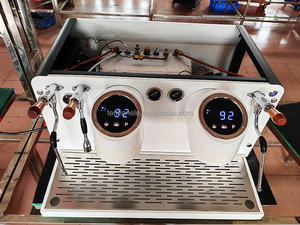 Máquina de Espresso Comercial Zilong 9BRs de Doble Grupo con PID, 3 Calderas Independientes Programable y Eléctrica para Cafetería y Restaurante - Product Image 5