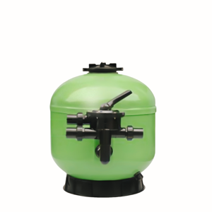 Filtre à sable pour <span class=keywords><strong>piscine</strong></span> en FRP vert à montage supérieur, fonctionnement à haut débit 24h/24 et 7j/7 pour piscines commerciales et de chantier - Product Image 1