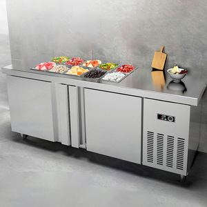 Nhà hàng thương mại dưới quầy tủ lạnh bàn làm việc chuẩn bị Tủ đông hiển thị salad quầy bar - Product Image 3