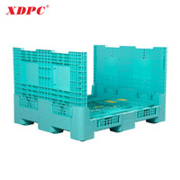 XDPC 1140*980*730mm Pliable Transport En Plastique Légumes Fruits Caisses Pliant Boîte De Rangement