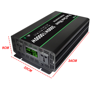 Houli <span class=keywords><strong>Inversor</strong></span> de <span class=keywords><strong>10000</strong></span> vatios 24V a 220V Generador de <span class=keywords><strong>inversor</strong></span> de potencia de onda sinusoidal pura <span class=keywords><strong>Inversor</strong></span> de CA de onda sinusoidal pura para uso doméstico - Product Image 2