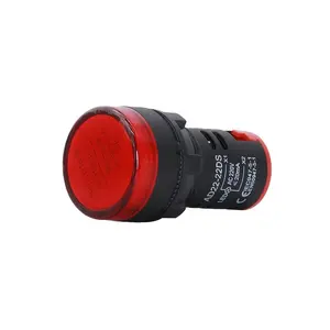 JOYELEC AD22-22DS发光二极管照明信号指示灯红色发光二极管指示灯22毫米交流220V