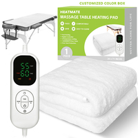 Couverture chauffante électrique sur mesure en gros, lavable, certifiée CE, avec prises US/UK/EU pour usage domestique et hôtelier