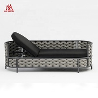 Meubles de patio extérieur jardin canapé chaise en aluminium réglable hôtel plage salon piscine soleil chaise longue lit
