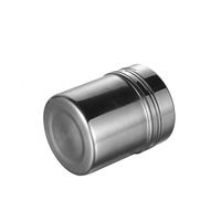 Stainless Steel Chocolate Pepper Shaker, Sugar Cocoa Flour Duster, Coffee Latte Cappuccino Mesh Sifter